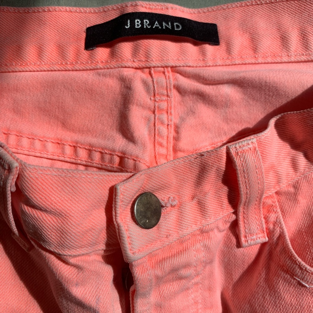 Bright pink j brand shorts